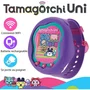 Bandai BAN3296580433520 Tamagotchi Uni - Mascota virtual conectada con pulsera de reloj - Modelo Morado