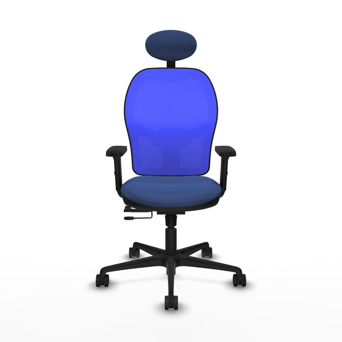 PIQUERAS Y CRESPO Silla de oficina Jorquera con mecanismo Sincro/Traslack, Azul PIQUERAS Y CRESPO Silla de oficina Jorquera con mecanismo Sincro/Traslack, Azul