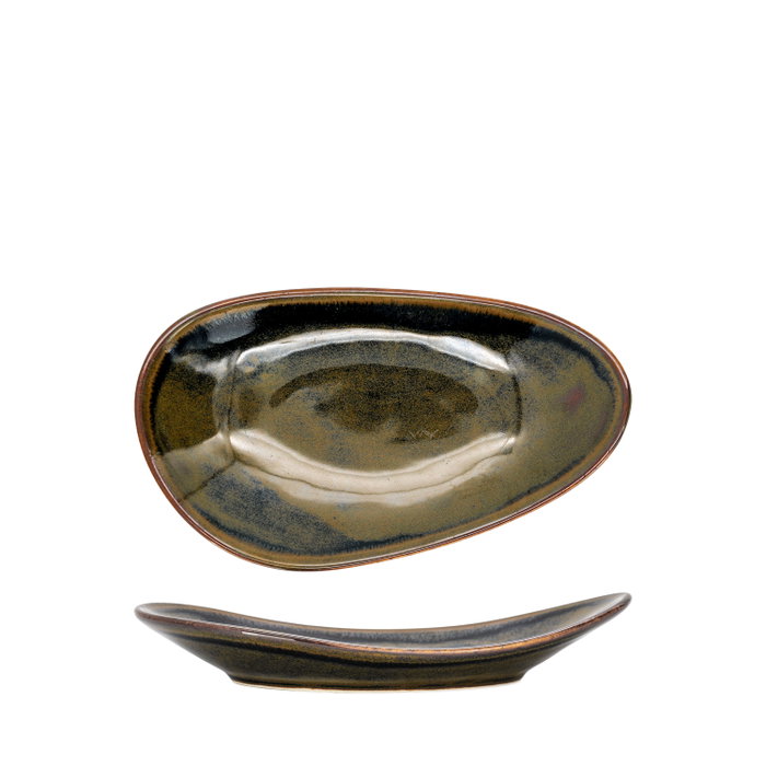 Summa Danza Sahara Plato Oval Marrón (Set de 6) 21x12 cm Summa Danza Sahara Plato Oval Marrón (Set de 6) 21x12 cm