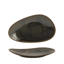 Summa Danza Sahara Plato Oval Marrón (Set de 6) 21x12 cm