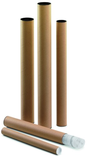 Portaplanos Para Envio Faibo Tubo Carton Kraft 460X40 Portaplanos Para Envio Faibo Tubo Carton Kraft 460X40