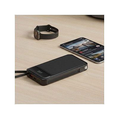 MediaRange Powerbank 10000mAh USB-C con pantalla LCD MediaRange Powerbank 10000mAh USB-C con pantalla LCD