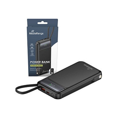 MediaRange Powerbank 10000mAh USB-C con pantalla LCD MediaRange Powerbank 10000mAh USB-C con pantalla LCD