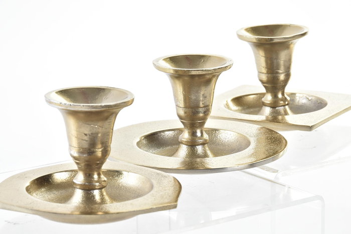 DKD Home Decor Candelabro Árabe Dorado Aluminio 12 x 12 x 7 cm (6 Unidades) DKD Home Decor Candelabro Árabe Dorado Aluminio 12 x 12 x 7 cm (6 Unidades)