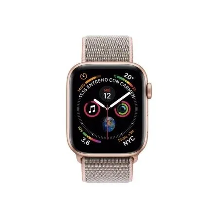 APPLE WATCH SERIES 4 GPS 40mm CAJA ALUMINIO ORO CON CORREA DEPORTIVA LOOP ROSA ARENA - MU692TY/A