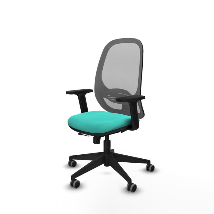 PIQUERAS Y CRESPO Silla de oficina Cilanco Turquesa y Gris PIQUERAS Y CRESPO Silla de oficina Cilanco Turquesa y Gris