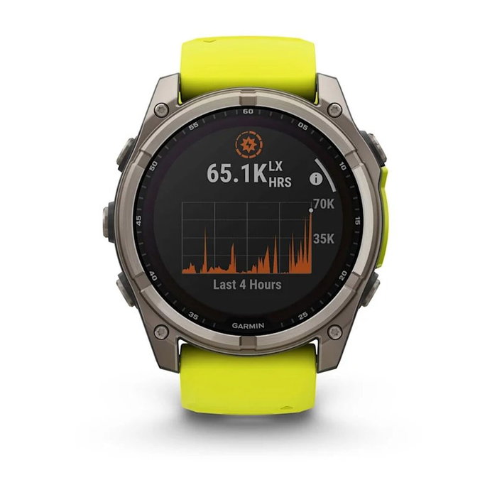 Smartwatch Garmin Fénix 8 Solar Amarillo 1,4" Ø 50 mm