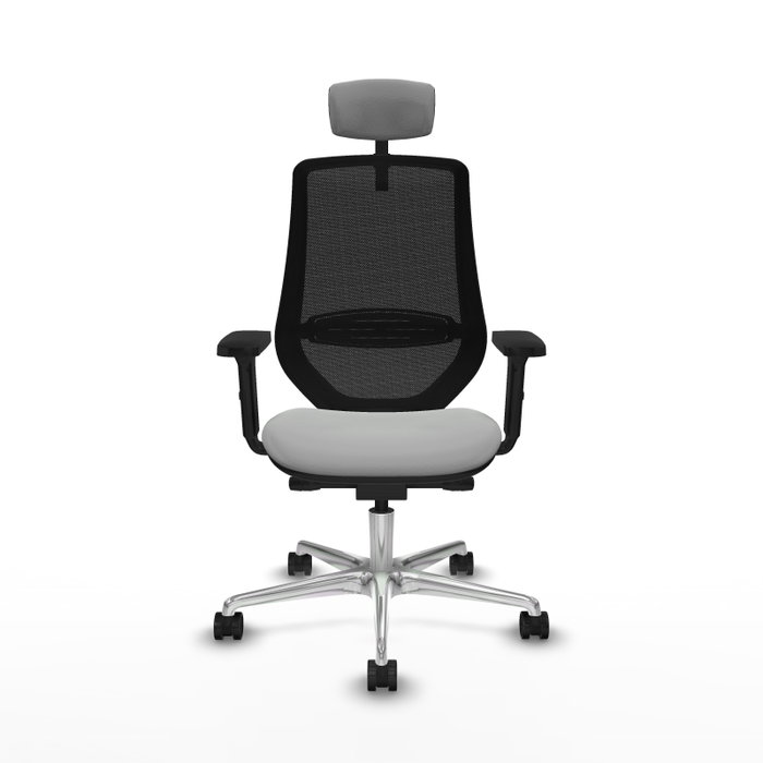 PIQUERAS Y CRESPO Silla de oficina Mardos Gris claro/Negro con mecanismo Sincro/Traslack PIQUERAS Y CRESPO Silla de oficina Mardos Gris claro/Negro con mecanismo Sincro/Traslack