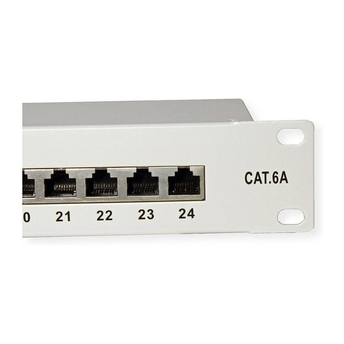 VALUE 26.99.0365 Patch Panel Kat.6A Class EA 19 de 24 puertos gris