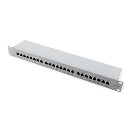 VALUE 26.99.0365 Patch Panel Kat.6A Class EA 19 de 24 puertos gris