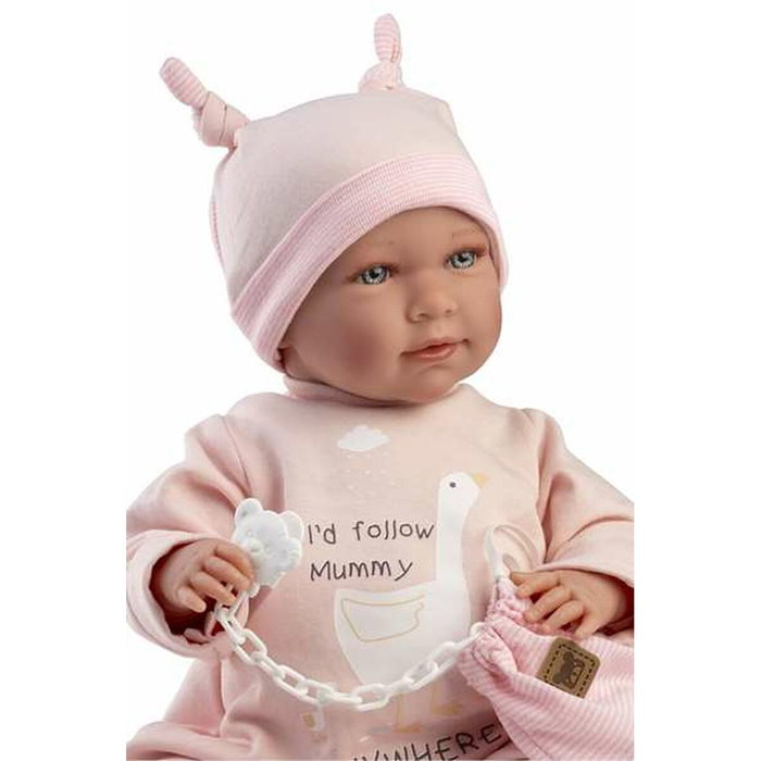 Llorens Muñeca Mimi Recién Nacido Llorona con Pijama Rosa 42 cm
