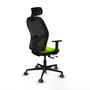 PIQUERAS Y CRESPO Silla de oficina Jorquera Sincro/Traslack Pistacho y Negro