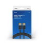 SAVIO Cable DisplayPort 1.4 de 1m con acabado textil