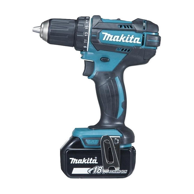Makita DDF482RFJ Atornillador a batería 18V con 2 Baterías BL1830B