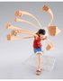 Tamashii Nations One Piece S.H. Figuarts Monkey D. Luffy - Romance Dawn Set de Partes Opcionales con Brazos Estirados y Ataque Gum-Gum