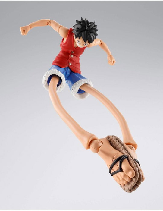 Tamashii Nations One Piece S.H. Figuarts Monkey D. Luffy - Romance Dawn Set de Partes Opcionales con Brazos Estirados y Ataque Gum-Gum Tamashii Nations One Piece S.H. Figuarts Monkey D. Luffy - Romance Dawn Set de Partes Opcionales con Brazos Estirados y Ataque Gum-Gum