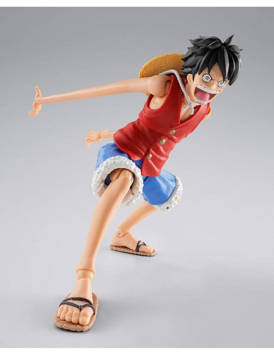 Tamashii Nations One Piece S.H. Figuarts Monkey D. Luffy - Romance Dawn Set de Partes Opcionales con Brazos Estirados y Ataque Gum-Gum Tamashii Nations One Piece S.H. Figuarts Monkey D. Luffy - Romance Dawn Set de Partes Opcionales con Brazos Estirados y Ataque Gum-Gum