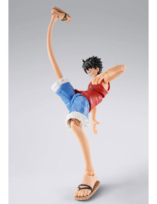 Tamashii Nations One Piece S.H. Figuarts Monkey D. Luffy - Romance Dawn Set de Partes Opcionales con Brazos Estirados y Ataque Gum-Gum Tamashii Nations One Piece S.H. Figuarts Monkey D. Luffy - Romance Dawn Set de Partes Opcionales con Brazos Estirados y Ataque Gum-Gum