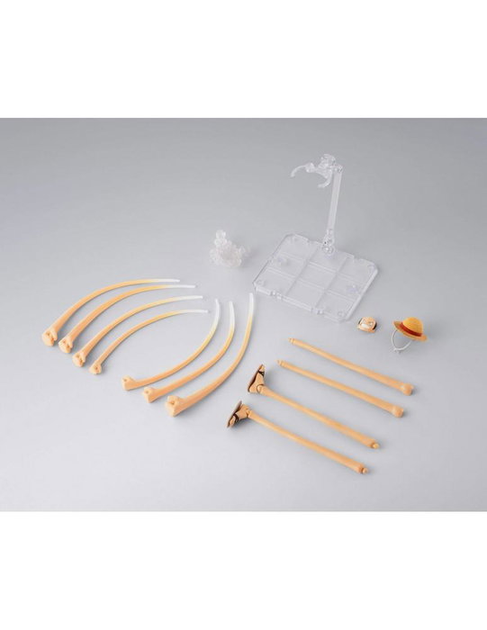 Tamashii Nations One Piece S.H. Figuarts Monkey D. Luffy - Romance Dawn Set de Partes Opcionales con Brazos Estirados y Ataque Gum-Gum Tamashii Nations One Piece S.H. Figuarts Monkey D. Luffy - Romance Dawn Set de Partes Opcionales con Brazos Estirados y Ataque Gum-Gum