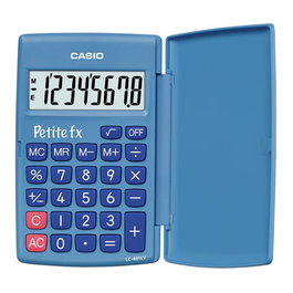 Casio Petite FX azul, calculadora compacta