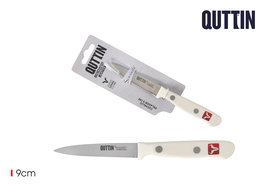 Inde Cuchillo Pelador de Cocina, 9 cm, Colección Sybarite, Color Ivory, para Frutas y Verduras (24 Unidades)
