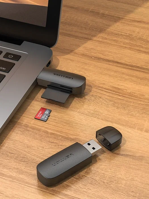 Vention Lector de Tarjetas Externo CLFB0 USB 3.0 Negro Vention Lector de Tarjetas Externo CLFB0 USB 3.0 Negro