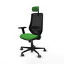 PIQUERAS Y CRESPO Silla de oficina Mardos con mecanismo Sincro, Verde y Negro