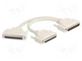DeLOCK 67161 Adaptador Y-Kabel Splitter D-Sub 37 Pin beige