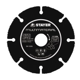 Stayer Disco de corte multimaterial ø115 x 22,2 mm