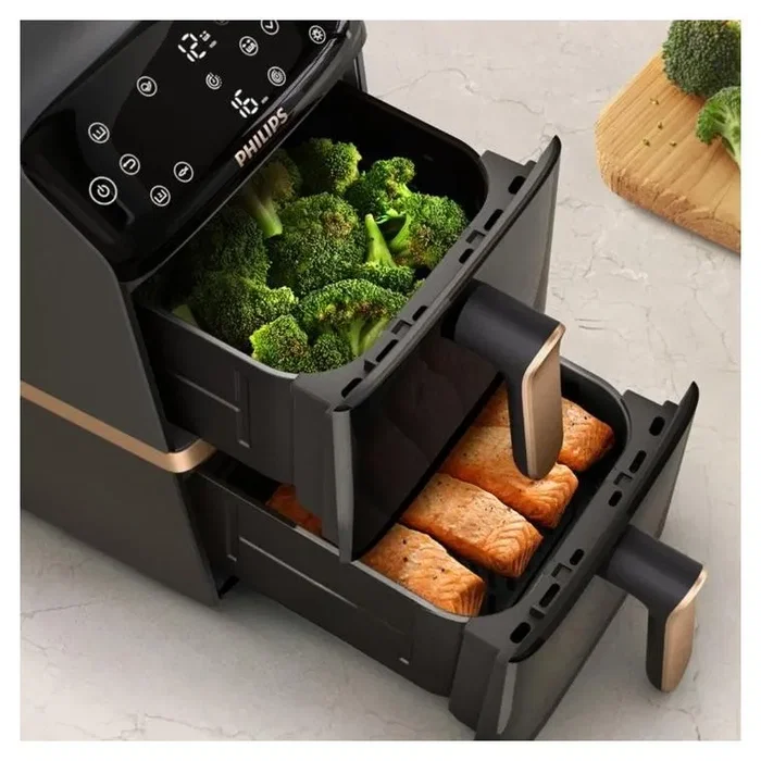 Philips Airfryer 4000 Series NA462/70 10 L Negro/Copper Philips Airfryer 4000 Series NA462/70 10 L Negro/Copper