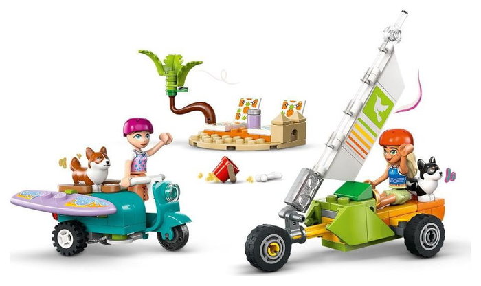 LEGO Friends 42641 Perros Surfistas y Aventuras en Scooter