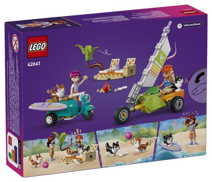 LEGO Friends 42641 Perros Surfistas y Aventuras en Scooter