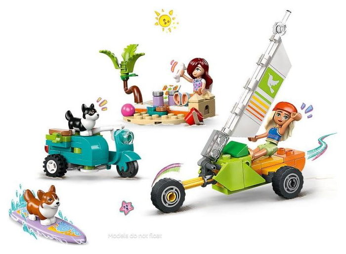 LEGO Friends 42641 Perros Surfistas y Aventuras en Scooter