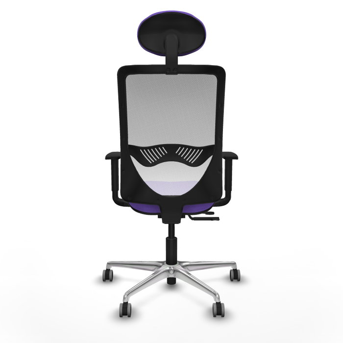 PIQUERAS Y CRESPO Silla de oficina Zulema con mecanismo Sincro/Traslack, Lila y Blanco PIQUERAS Y CRESPO Silla de oficina Zulema con mecanismo Sincro/Traslack, Lila y Blanco