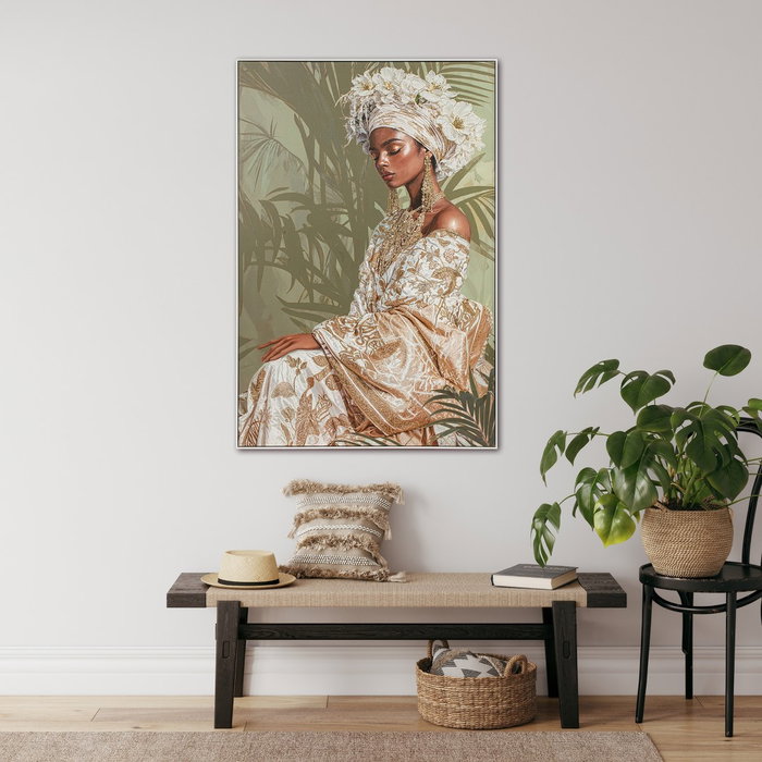 DKD Home Decor Cuadro Lienzo Pino Africana 100x4,5x150