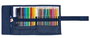 Benetton Plumier Enrollable 27 Pcs. Damero - Estuche con cierre de rollo para lápices y rotuladores, en español