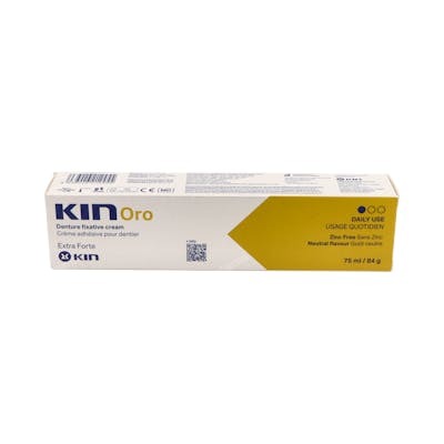 Kin ORO Crema Fijadora para Prótesis Dentales 75 ml