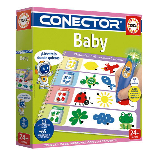 Educa Borrás Conector Baby 20087 Juego Educativo de Preguntas y Respuestas para Niños de 4 a 6 Años Educa Borrás Conector Baby 20087 Juego Educativo de Preguntas y Respuestas para Niños de 4 a 6 Años