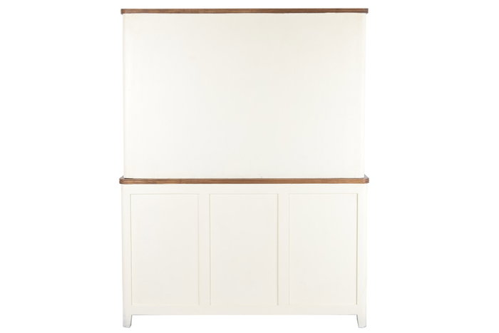 DKD Home Decor Vitrina Tradicional Crema Marron Oscuro Mango y MDF 150 x 190 x 45 cm con 6 cajones y 6 puertas DKD Home Decor Vitrina Tradicional Crema Marron Oscuro Mango y MDF 150 x 190 x 45 cm con 6 cajones y 6 puertas