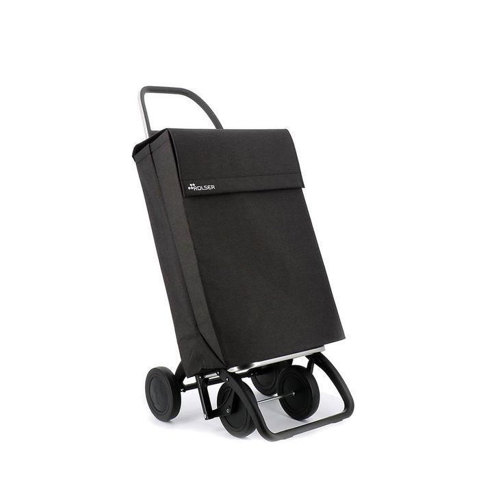 Rolser Carro de la compra Jean Tweed 4 Ruedas Negro 43 L