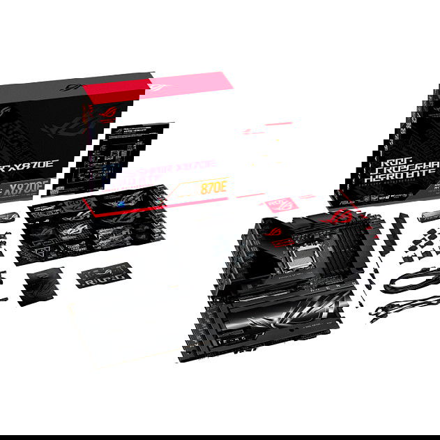 ASUS ROG CROSSHAIR X870E HERO BTF Placa Base ATX AMD X870E Socket AM5 para Procesadores AMD Ryzen Serie 7000/8000/9000 DDR5