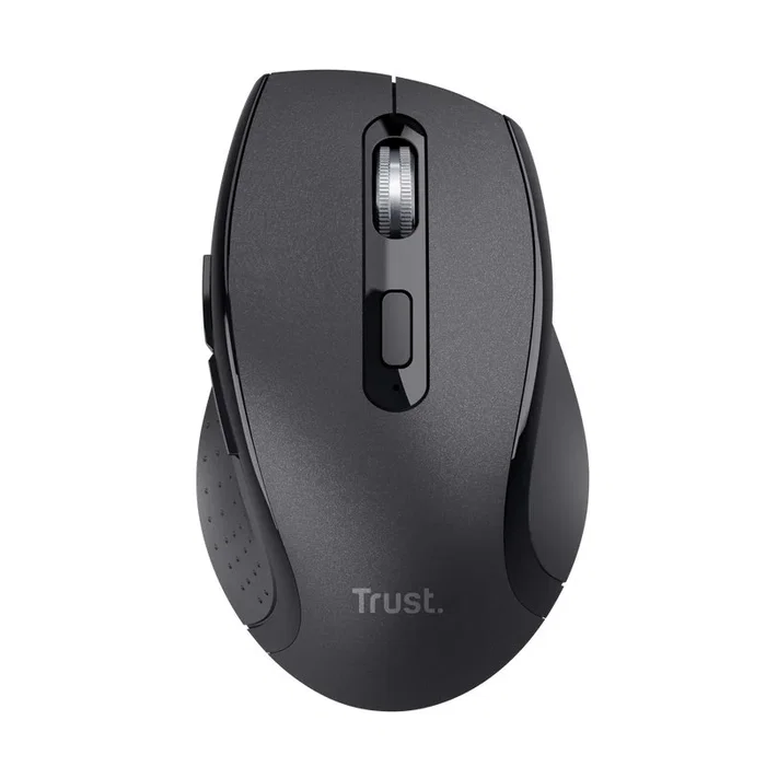 Trust Sura - Ratón Inalámbrico RF para Oficina, Ergonomía Mano Derecha, 1500 DPI, Tecnología Óptica, Blanco