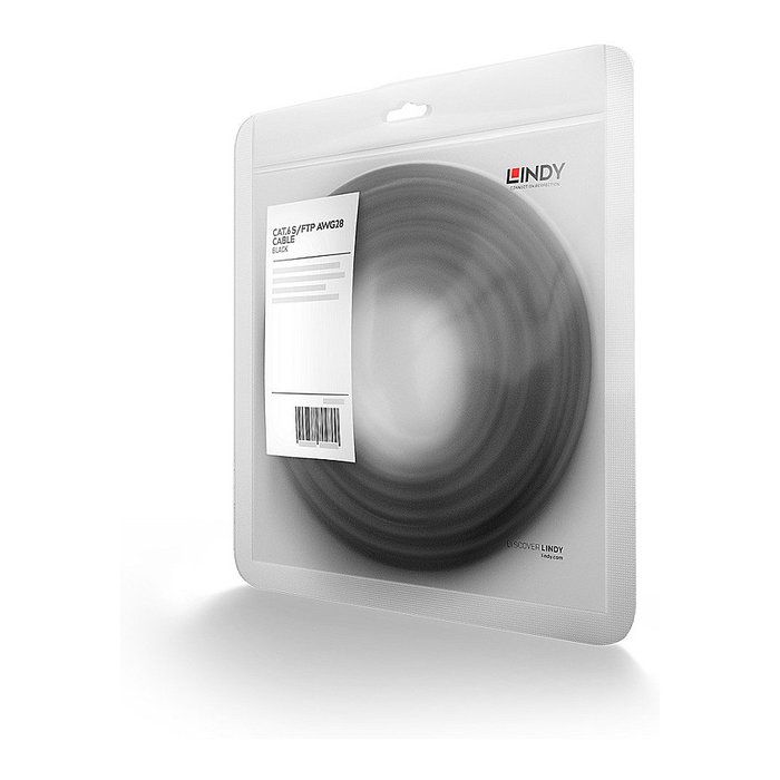 LINDY 47373 Cable de Red Ethernet Cat6 S/FTP Basic Negro 1.5m