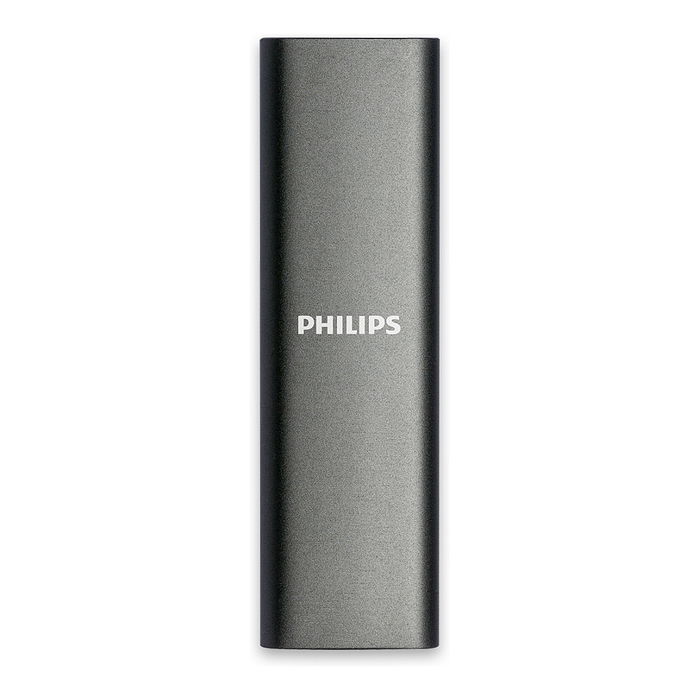 Philips FM02SS030P/00 SSD Externo Portátil de 2 TB USB Tipo-C 3.2 Gen 1, Gris Aluminio, Velocidad de Lectura 550 MB/s, Compatible con Windows y Linux Philips FM02SS030P/00 SSD Externo Portátil de 2 TB USB Tipo-C 3.2 Gen 1, Gris Aluminio, Velocidad de Lectura 550 MB/s, Compatible con Windows y Linux
