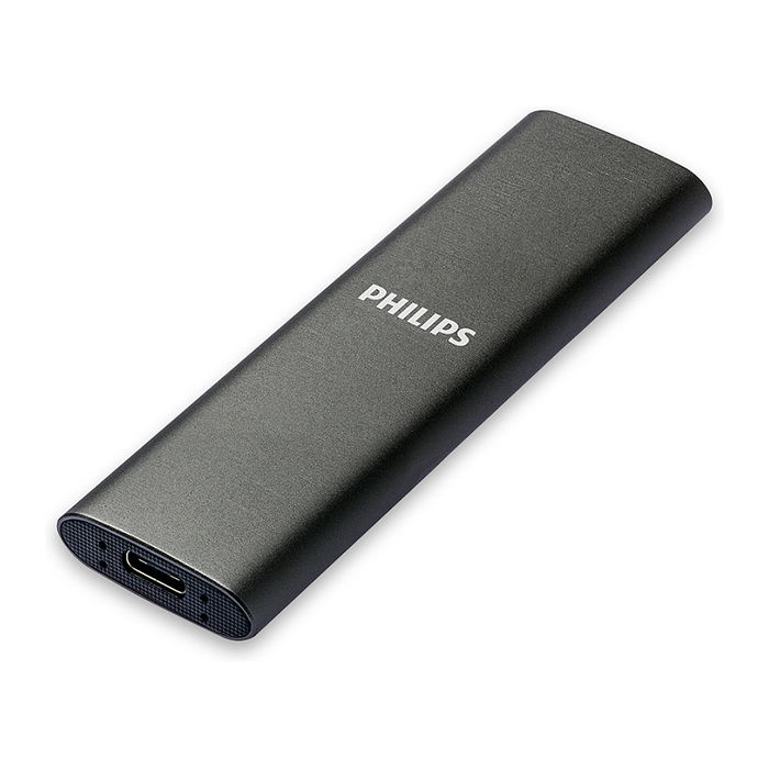 Philips FM02SS030P/00 SSD Externo Portátil de 2 TB USB Tipo-C 3.2 Gen 1, Gris Aluminio, Velocidad de Lectura 550 MB/s, Compatible con Windows y Linux Philips FM02SS030P/00 SSD Externo Portátil de 2 TB USB Tipo-C 3.2 Gen 1, Gris Aluminio, Velocidad de Lectura 550 MB/s, Compatible con Windows y Linux
