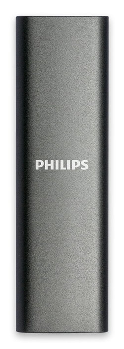 Philips FM02SS030P/00 Disco SSD Externo M.2 2 TB USB-C 3.2 Gen 1, Velocidad 550 MB/s, Ultra Slim, Color Gris