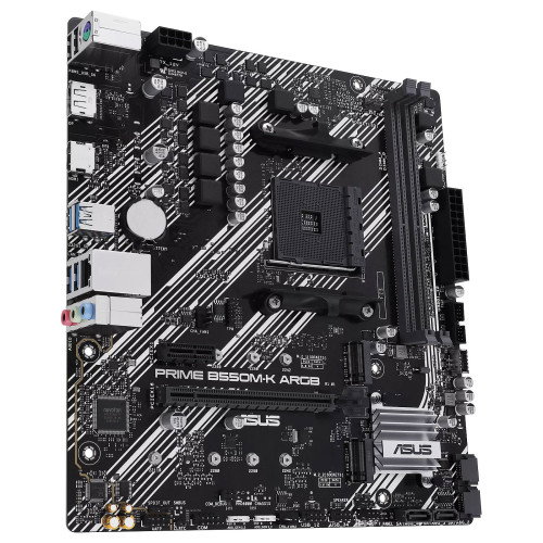 Placa base asus am4 prime b550m-k argb