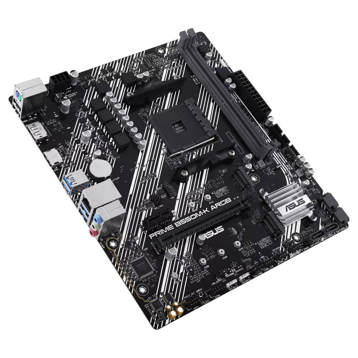 Asus PRIME B550M-K ARGB Micro ATX AMD AM4 DDR4 Asus PRIME B550M-K ARGB Micro ATX AMD AM4 DDR4