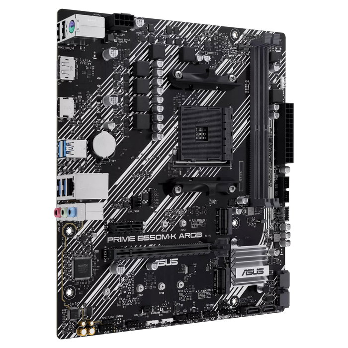 Asus PRIME B550M-K ARGB Micro ATX AMD AM4 DDR4 Asus PRIME B550M-K ARGB Micro ATX AMD AM4 DDR4