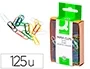 Q-connect Clips colores 26 mm caja de 125 unidades colores surtidos